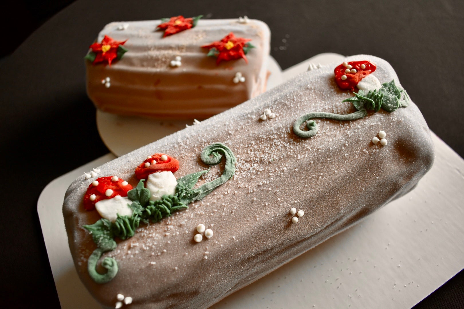 Mini Yule Logs  The Hop Handcrafted Ice Cream